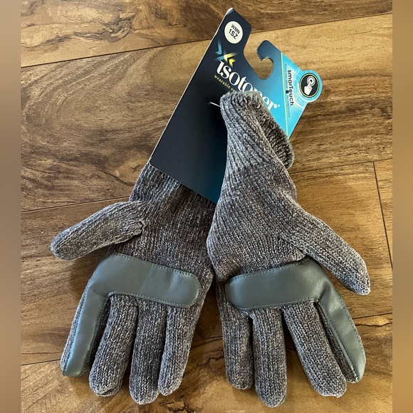 Isotoner Women’s Charcoal SmartTouch Gloves - Picture 2 of 5